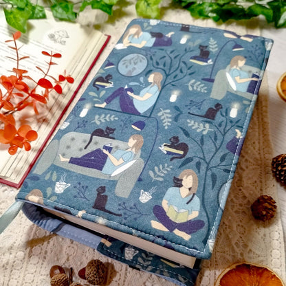 Book cover "Ragazza che legge" | Custodia per libri regolabile