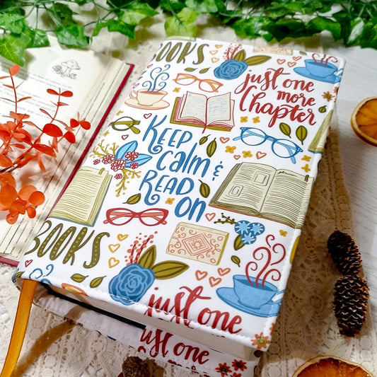 Book cover "Libri romantici" | Custodia per libri regolabile