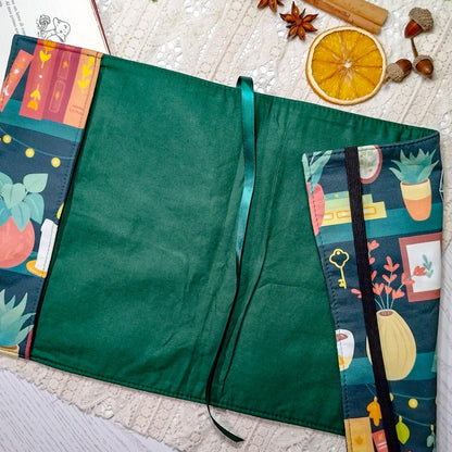 Book cover "Libri e candele" | Custodia per libri regolabile