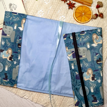 Book cover "Ragazza che legge" | Custodia per libri regolabile