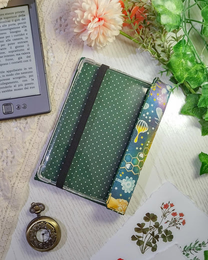 Cover rigida rimovibile per ebook reader Kindle e Kobo "Orsi e api"