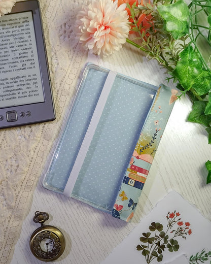 Cover rigida rimovibile per ebook reader Kindle e Kobo "Libri e piante"