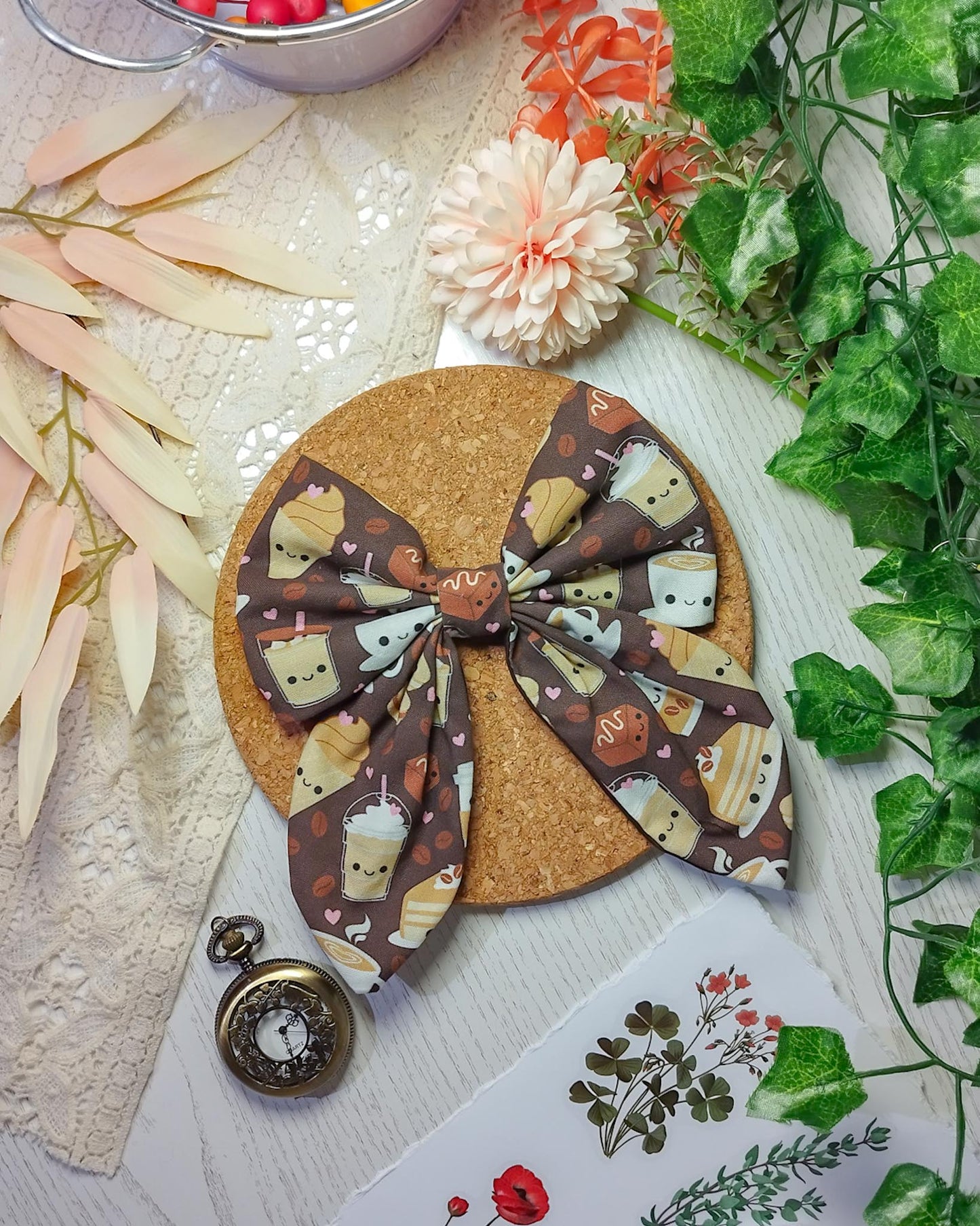 Fiocco per capelli a tema cibo kawaii
