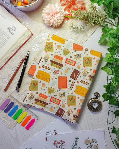 Raccoglitore ad anelli A5 e A6 "Libri in autunno"