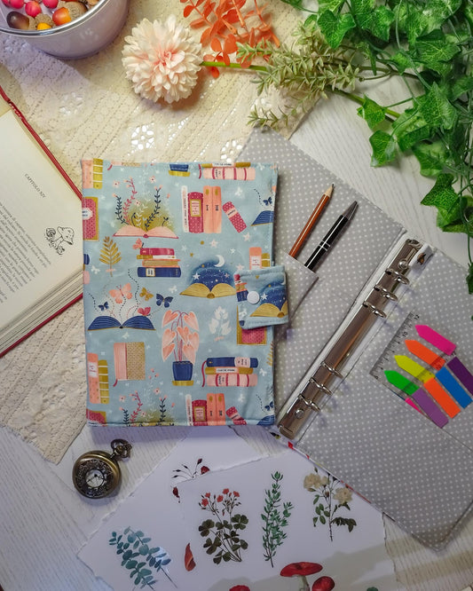 Raccoglitore ad anelli A5 e A6 "Libri e piante"