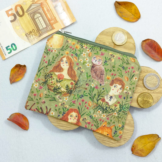 Portamonete "Donne e animali"