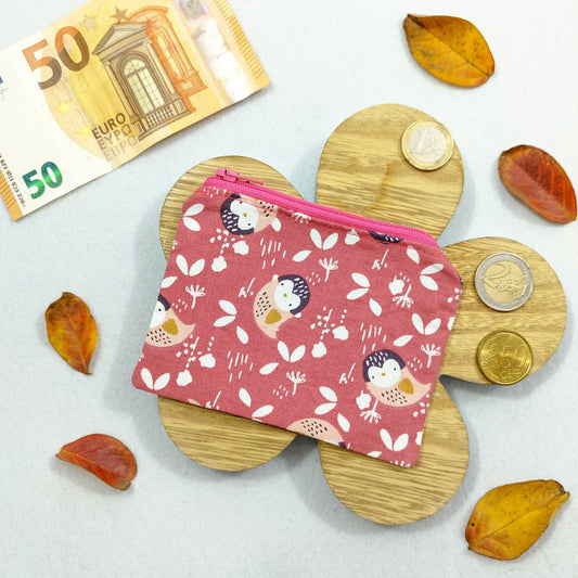 Portamonete "Uccellini e fiori"