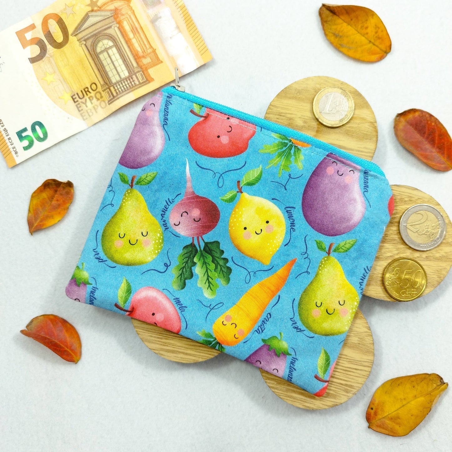 Portamonete "Verdure colorate"