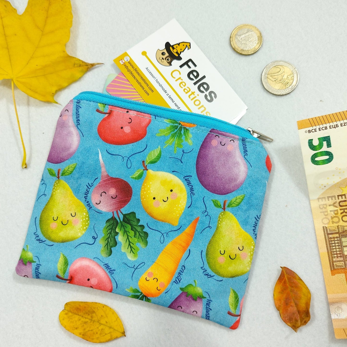 Portamonete "Verdure colorate"