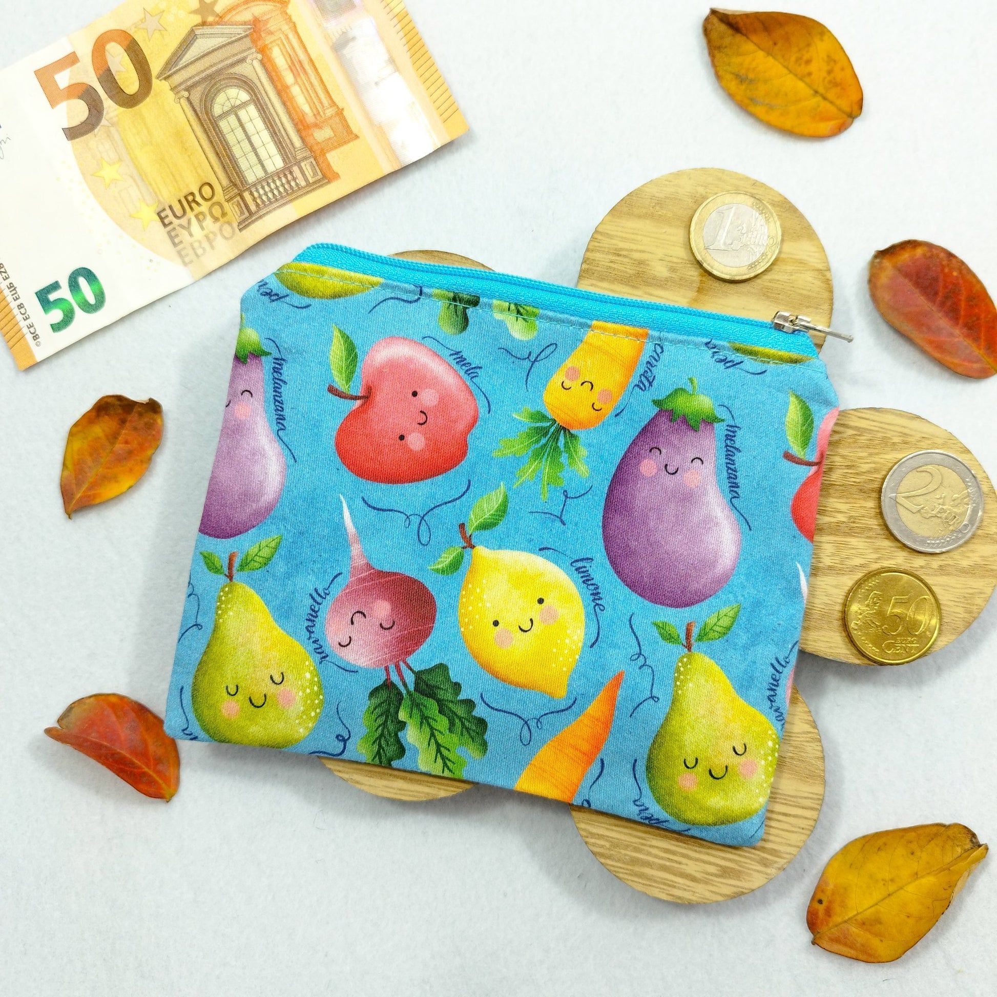 Portamonete "Verdure colorate"