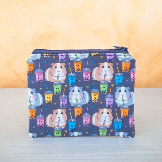 Portamonete "Cavie e bubble tea"
