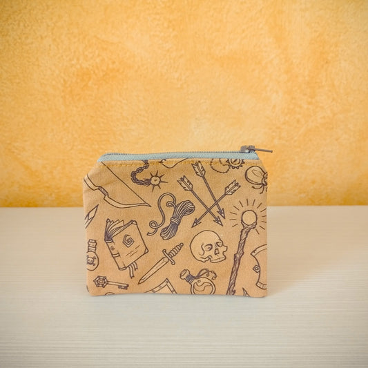 Portamonete "Giochi di ruolo" marrone"