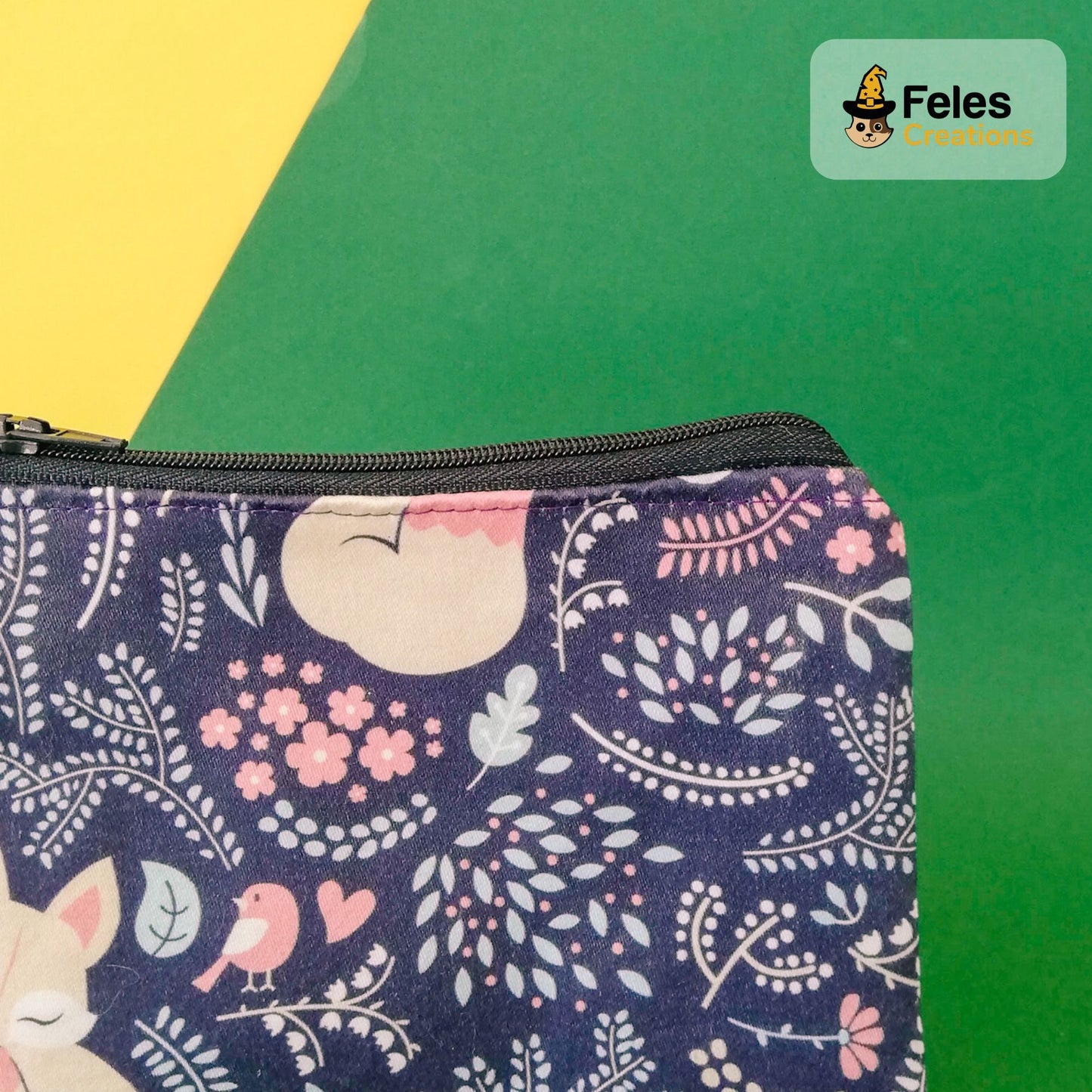 Portamonete "Volpi nel bosco di notte"