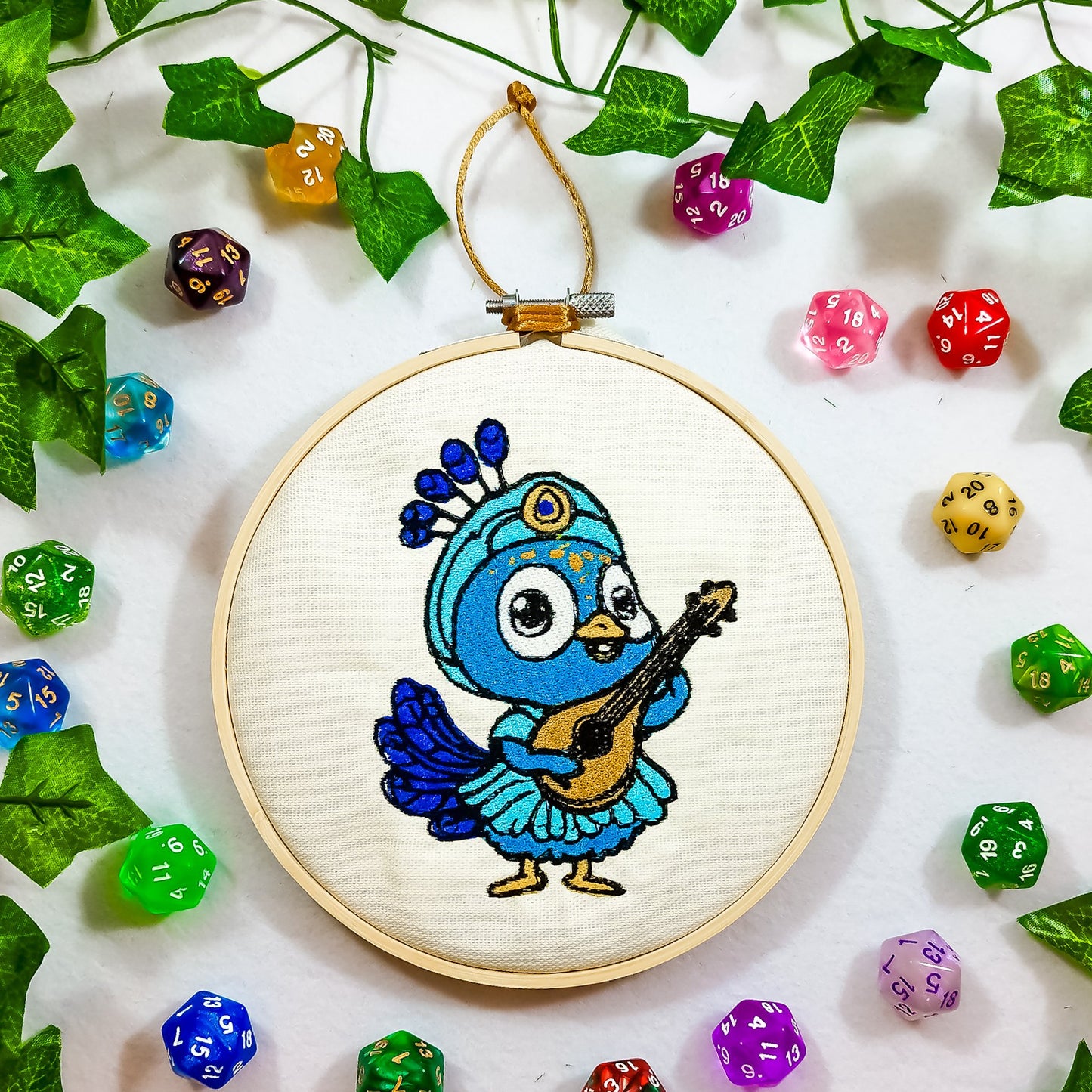 Decoro da parete classe rpg "Bard Pavone"