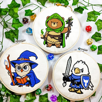 Pacchetto di tre decori da parete a tema classe giochi di ruolo