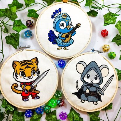 Pacchetto di tre decori da parete a tema classe giochi di ruolo