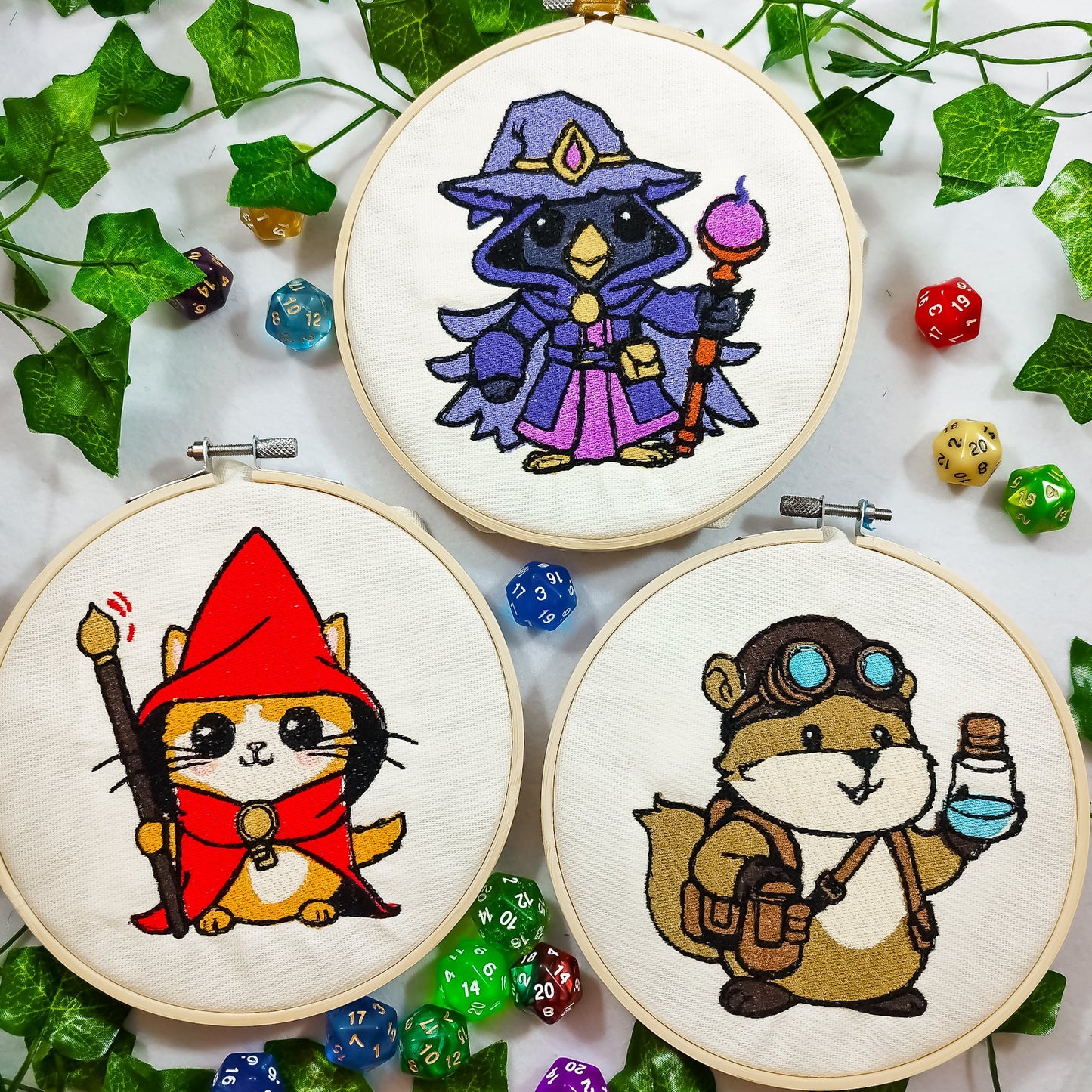 Pacchetto di tre decori da parete a tema classe giochi di ruolo
