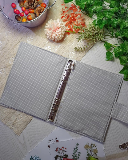 Raccoglitore ad anelli interno 6 anelli e senza tasche grigio