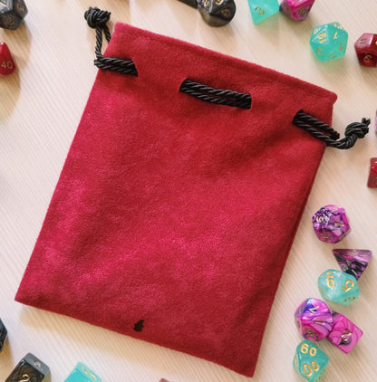 Sacchetto porta dadi classe "Barbarian" con D20