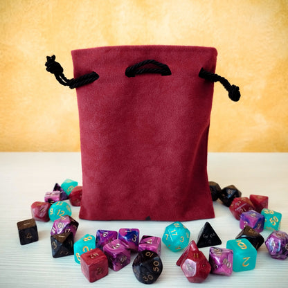 Sacchetto porta dadi classe "Barbarian" con D20