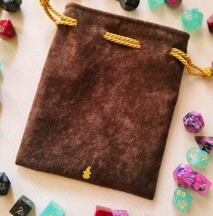 Sacchetto porta dadi classe "Monk" con D20