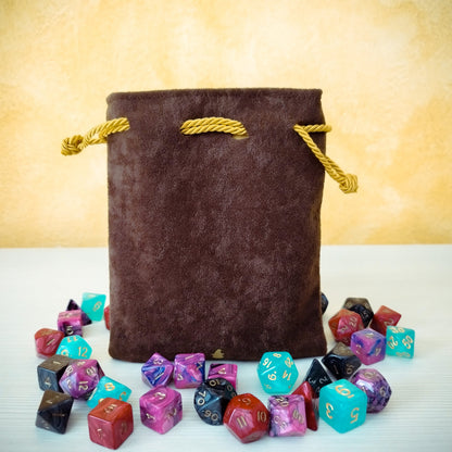 Sacchetto porta dadi classe "Monk" con D20