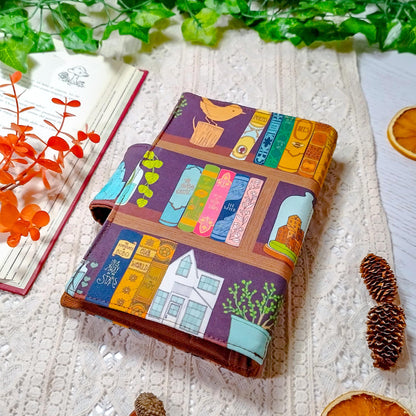 Cover per agenda A6 "Libri sugli scaffali" | Prodotto personalizzato