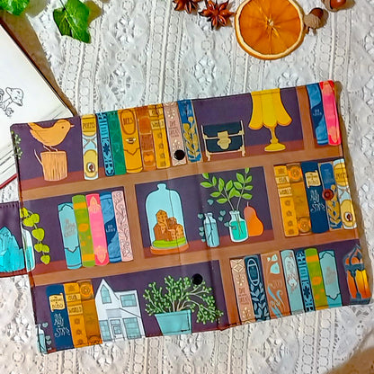 Cover per agenda A6 "Libri sugli scaffali" | Prodotto personalizzato